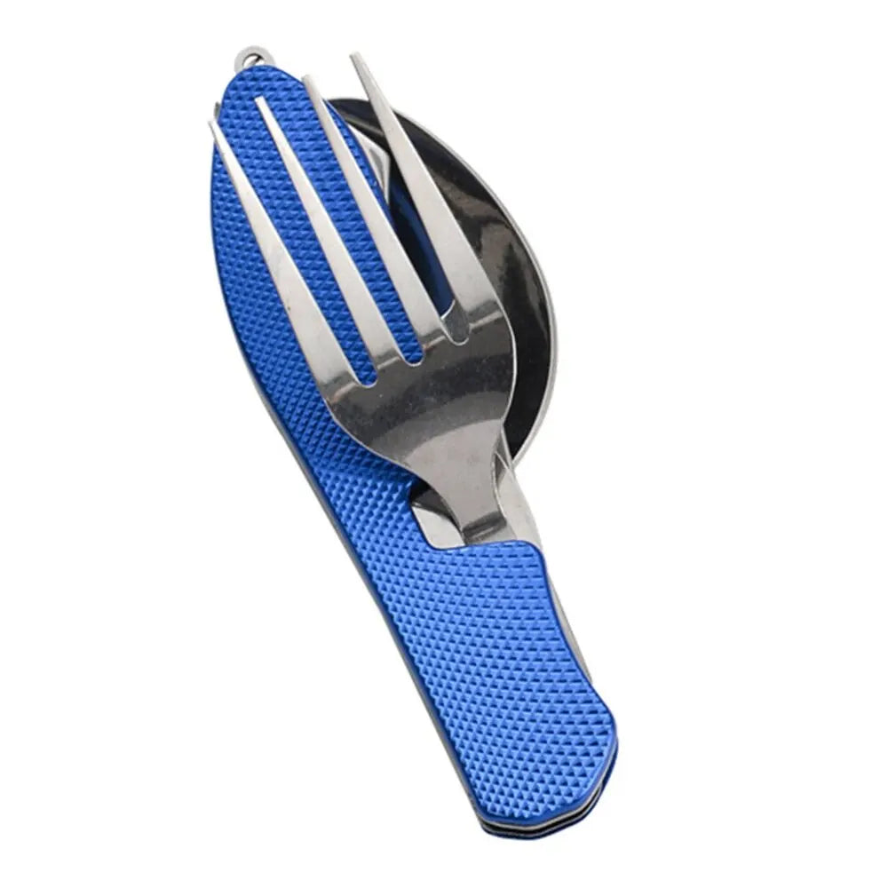 Foldable All-in-One Fork, Knife & Spoon