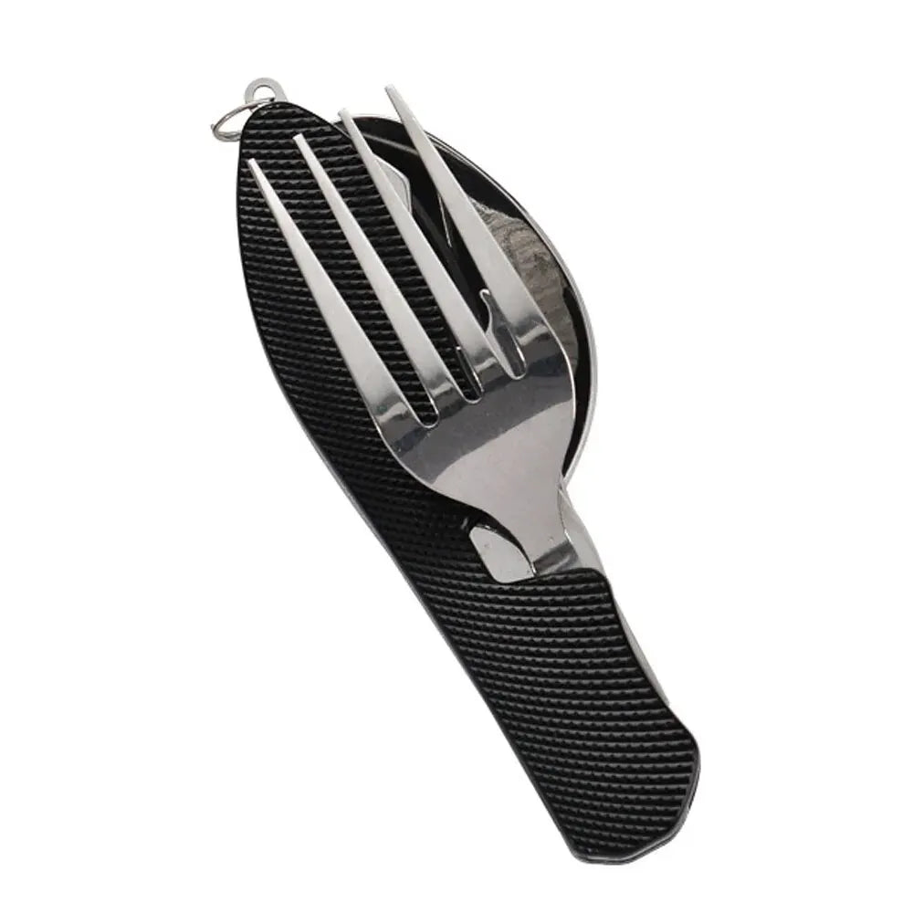 Foldable All-in-One Fork, Knife & Spoon