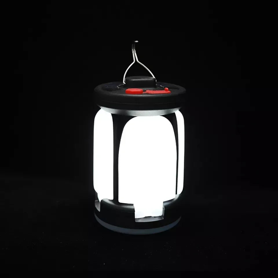 Solar Rechargeable LED Folding Floodlight + Battery Bank