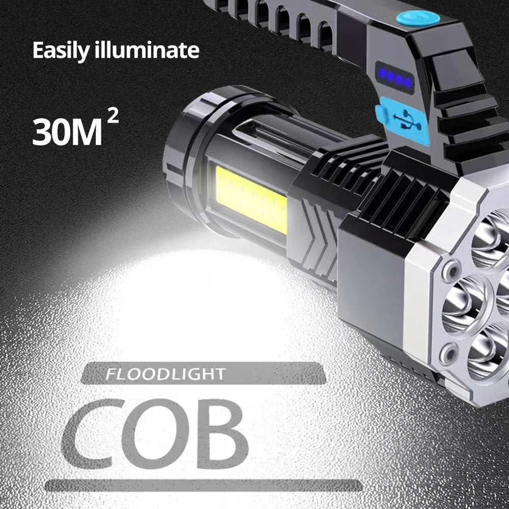 Rechargeable High Power LED Flashlight