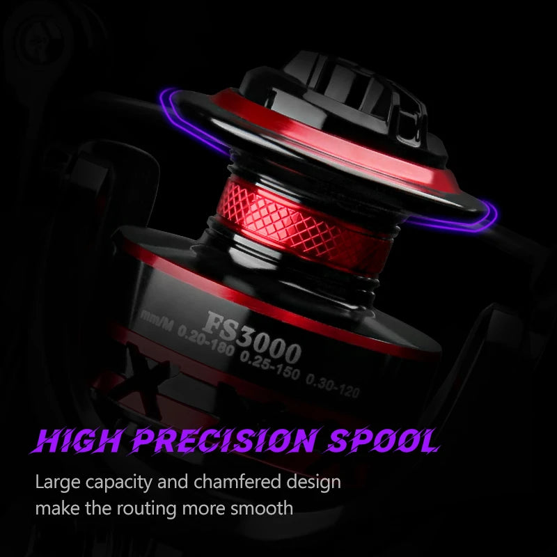 Spinning Reel Fishing Rod 2000-7000 Max Drag 12KG