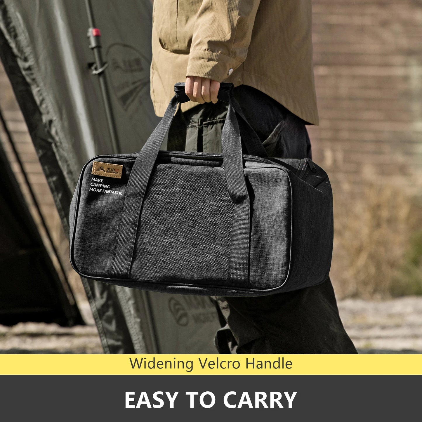 Outdoor Camping Bag with adjustable partion