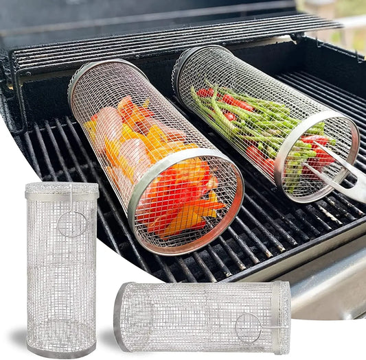 Stainless Steel Wire Mesh BBQ Basket