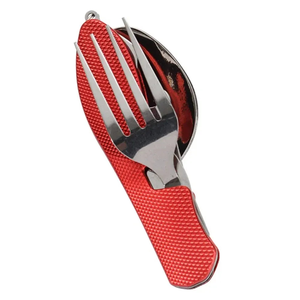 Foldable All-in-One Fork, Knife & Spoon